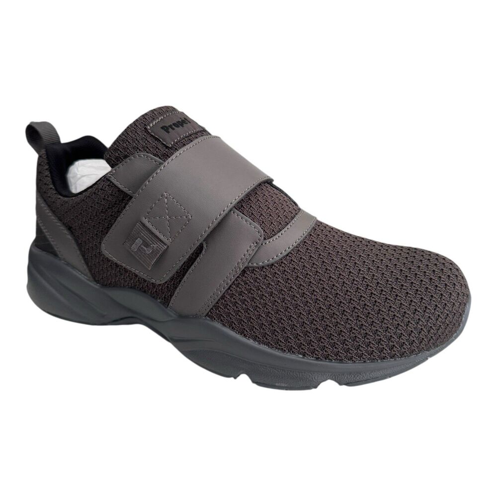 Propet Stability X Strap Stone/Black MAA013M‎ Men’s 9 (3E) Extra Wide Sneakers